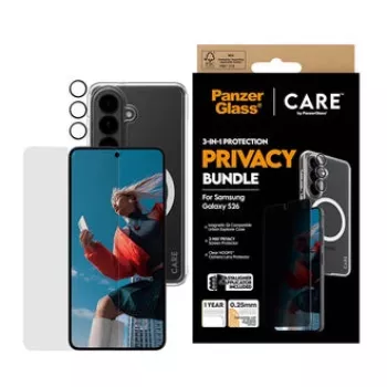 PanzerGlass CR67643 vāciņš mobilajam telefonam 16 cm (6,3 collas) Melns, Caurspīdīgs