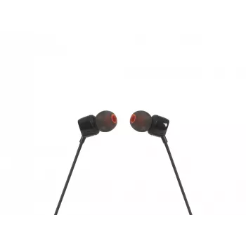 JBL Tune 110 MELNI, vadu austiņas, 20 - 20000 Hz, Mūzika, Headset, Melns