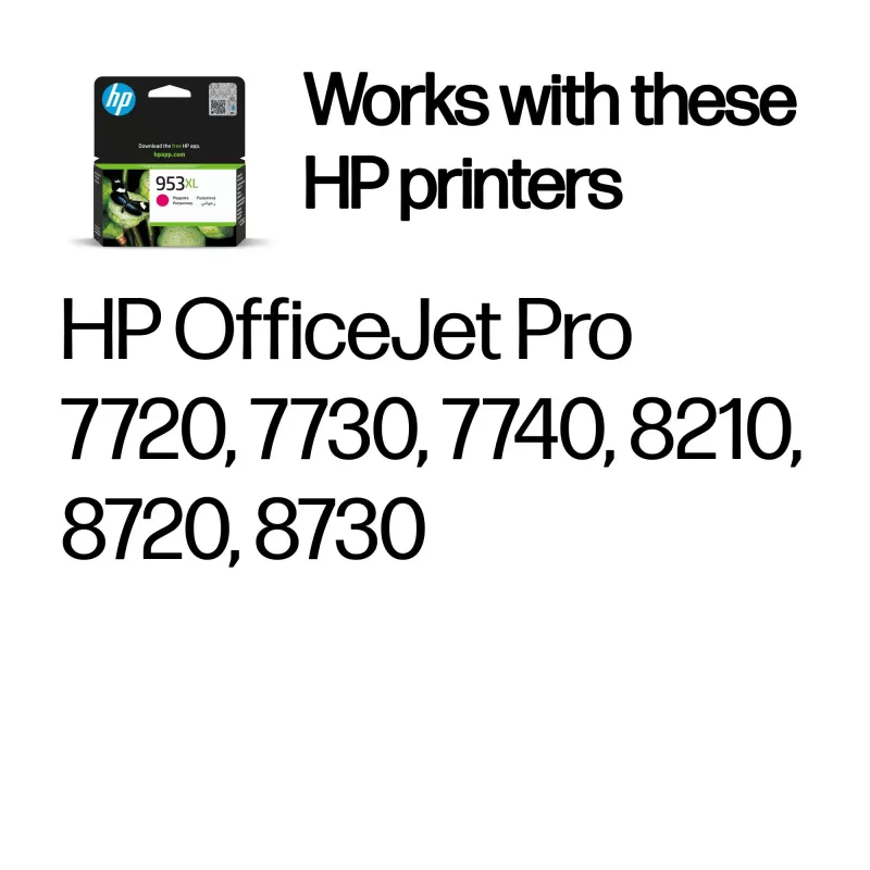 HP 953XL High Yield Magenta Original tintas kasetne
