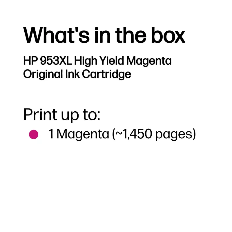 HP 953XL High Yield Magenta Original tintas kasetne