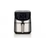 Ariete 4628 Airy Fryer Metal 7L gaisa cepeškrāsns, 1800 W, 7 L tilpums, 2.8 kg gatavošanas ietilpība, 12 ieprogrammēti režīmi, Max Crisp funkcija, temperatūra līdz 200°, nelipīgs grozs ar resti, metāla korpuss