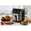 Ariete 4628 Airy Fryer Metal 7L gaisa cepeškrāsns, 1800 W, 7 L tilpums, 2.8 kg gatavošanas ietilpība, 12 ieprogrammēti režīmi, Max Crisp funkcija, temperatūra līdz 200°, nelipīgs grozs ar resti, metāla korpuss