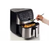 Ariete 4628 Airy Fryer Metal 7L gaisa cepeškrāsns, 1800 W, 7 L tilpums, 2.8 kg gatavošanas ietilpība, 12 ieprogrammēti režīmi, Max Crisp funkcija, temperatūra līdz 200°, nelipīgs grozs ar resti, metāla korpuss