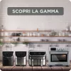 Ariete 4628 Airy Fryer Metal 7L gaisa cepeškrāsns, 1800 W, 7 L tilpums, 2.8 kg gatavošanas ietilpība, 12 ieprogrammēti režīmi, Max Crisp funkcija, temperatūra līdz 200°, nelipīgs grozs ar resti, metāla korpuss