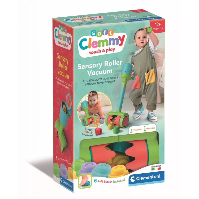 Clementoni Clemmy Soft Putekļsūcējs, Būvēšanas komplekts, 1 gads, 6 gab., 110 g