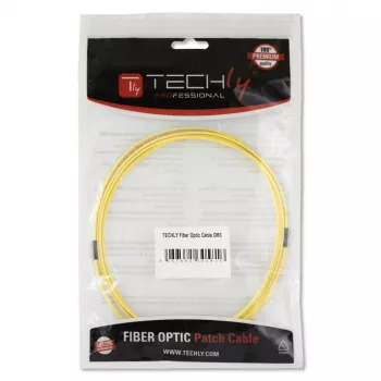 Techly SC/SC Monomode 9/125 OS2 5m optiskās šķiedras kabelis