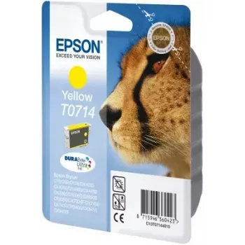 Epson T0714 DURABrite Ultra dzeltena kasetne (C13T07144010)