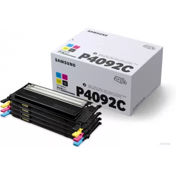 Samsung CLT-P4092C 4-paka Melns/Ciāns/Magenta/Dzeltens Tonera Kasetnes