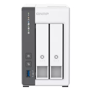 QNAP TS-216G NAS/server glabātuve Tornis Cortex-A55 4 GB HDD Balts