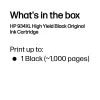HP 934XL High Yield Black Original Ink Kasetne, Melna, 1 gab., 1000 lapas
