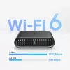TP-Link TL-WR1502X AX1500 Wi-Fi 6 Ceļojumu maršrutētājs, divjoslu (2,4 GHz / 5 GHz), Ethernet LAN, melns, portatīvs