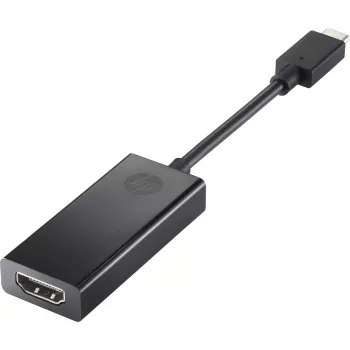 HP USB-C uz HDMI adapteris, melns