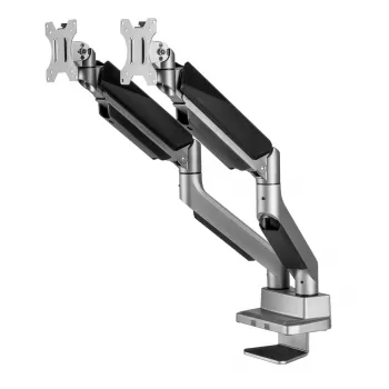 Universāls Ergo Office divu monitoru galda stiprinājums, gāzes atspere 17-35 15kg, VESA 75x75 / 100x100, ER-446
