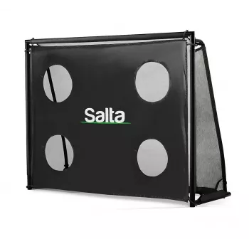 Bezstāvveida futbola vārti Salta 5125 bērniem melni 220x80x170 cm