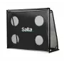 Bezstāvveida futbola vārti Salta 5125 bērniem melni 220x80x170 cm