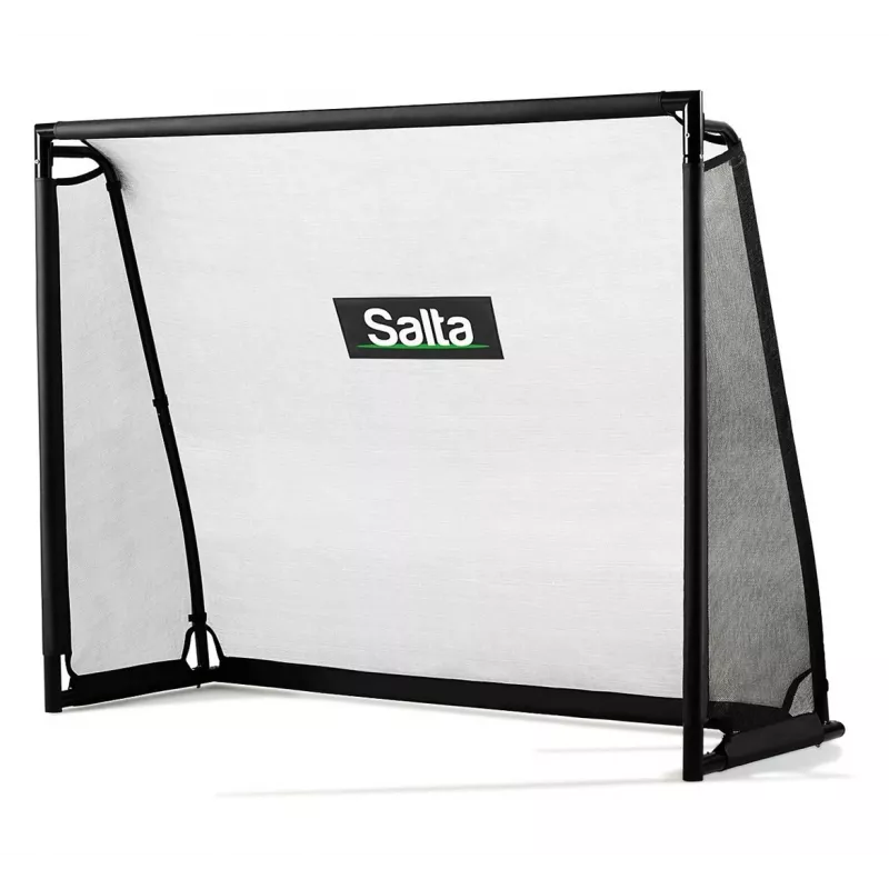 Bezstāvveida futbola vārti Salta 5125 bērniem melni 220x80x170 cm