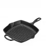 Le Creuset Signature Square Grill Panna 26cm satīna melna (20183260000422)