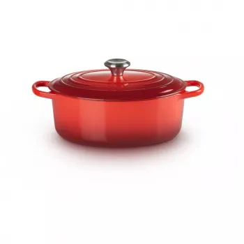 Le Creuset Signature Roaster ovāls 29 cm ķiršsarkans