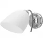 Sienas lampa ActiveJet NIKITA niķelis E27 vienas gaismas, apaļš metāla abažūrs, IP20, 220–240V, max 60W