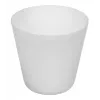Lampas kupols ActiveJet EMILY stikls, balts — diametrs 12 cm, kakls 40 mm, augstums 120 mm