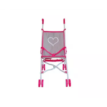 Bērnu ratiņi lellēm Milly Mally Julia Prestige Pink, modelis 2722