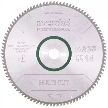 Metāla zāģa asmens Metabo 628091000 30.5 cm
