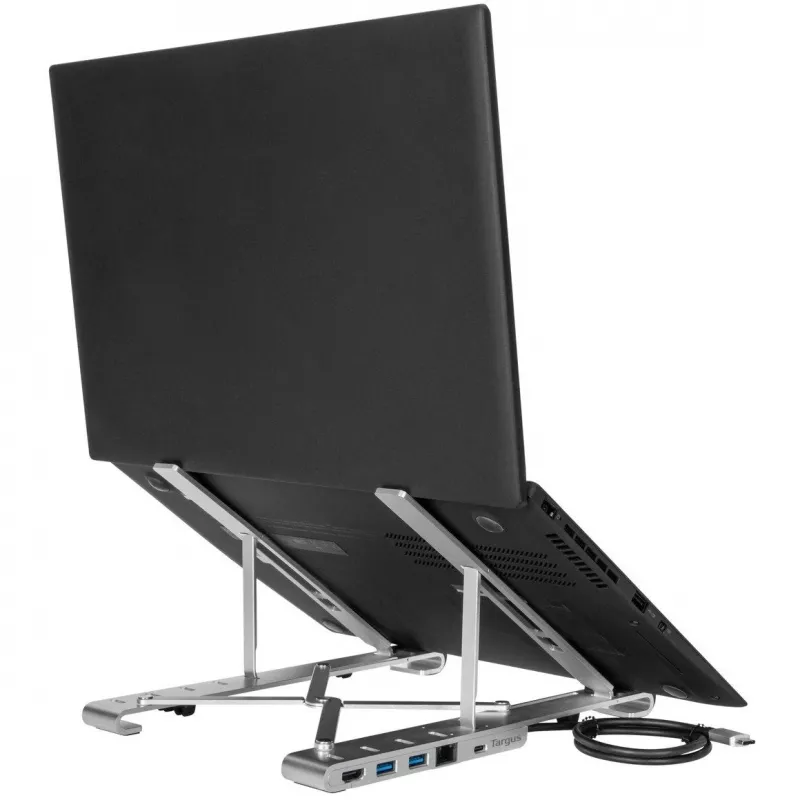 Portatīvais statīvs ar integrētu dokstaciju + klēpjdatora turētājs USB-C 3.2 Gen 1 Thunderbolt 3