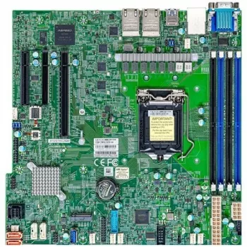 Supermicro X12STH-LN4F mātesplate - micro ATX - LGA1200 ligzda - C256 mikroshēmojums - 4 x Gigabit LAN - iebūvēta grafika