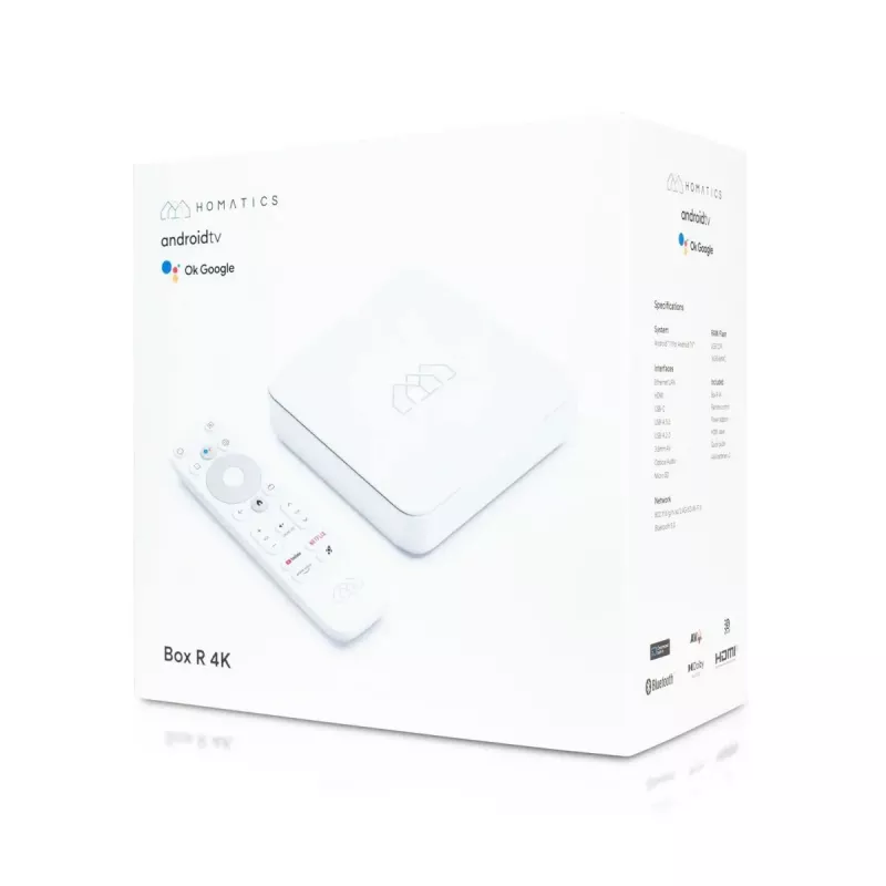 Mediju straumēšanas Android TV kaste AB-COM Homatics Box R 4K HDR