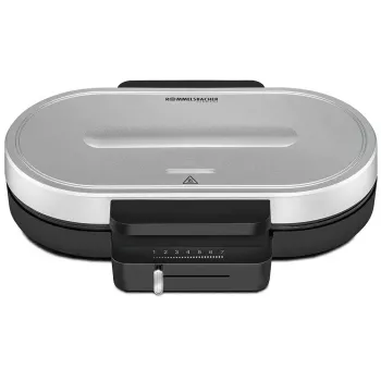 Vafeļu gludeklis Rommelsbacher WA 1250, 2 vafeles, 1250 W, sudraba