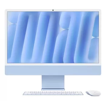 Apple iMac24 zils M4-8C-CPU 8C-GPU/16GB/256GB SSD/NK-ID-German/MM2