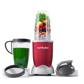 NutriBullet NB907R 0.9 L Gatavošanas blenderis 900 W Sarkans, Sudrabs