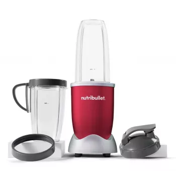 NutriBullet NB907R 0.9 L Gatavošanas blenderis 900 W Sarkans, Sudrabs
