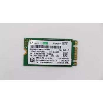 Lenovo SSD 256 GB M.2 PCIe NVMe 01LX208 - cietais disks - NVMe