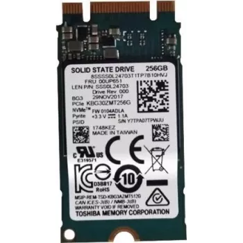 Lenovo Toshiba SSD 256 GB iekšējais M.2 2242 PCIe 3.0 x2 (NVMe)