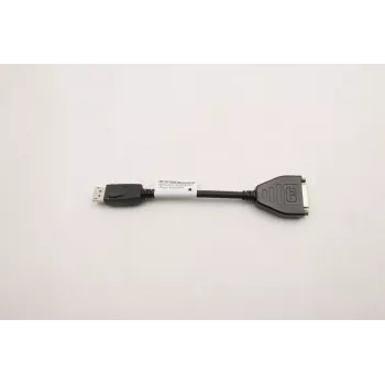 DisplayPort uz DVI adapteris Lenovo 5C10V06000 — DisplayPort (vīrišķais) uz DVI-D (sieviešu) pasīvs savienotājs