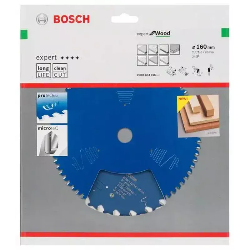 Zāģa asmens ripzāģim Bosch 2608644016 16 cm 1 gab.