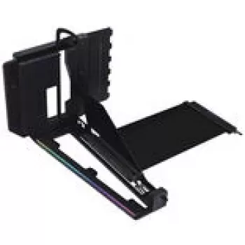 Vertikālais GPU stiprinājuma komplekts Lian Li VG4-5-V4 ar PCIe 5.0 pacēlājkabeli, melns
