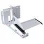 Vertikālās GPU montāžas komplekts Lian Li G89.VG4-5-V4W.00 ar PCIe 5.0 pacēlājkabeli, balts