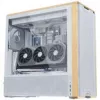 Vertikālās GPU montāžas komplekts Lian Li G89.VG4-5-V4W.00 ar PCIe 5.0 pacēlājkabeli, balts