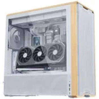 Vertikālās GPU montāžas komplekts Lian Li G89.VG4-5-V4W.00 ar PCIe 5.0 pacēlājkabeli, balts