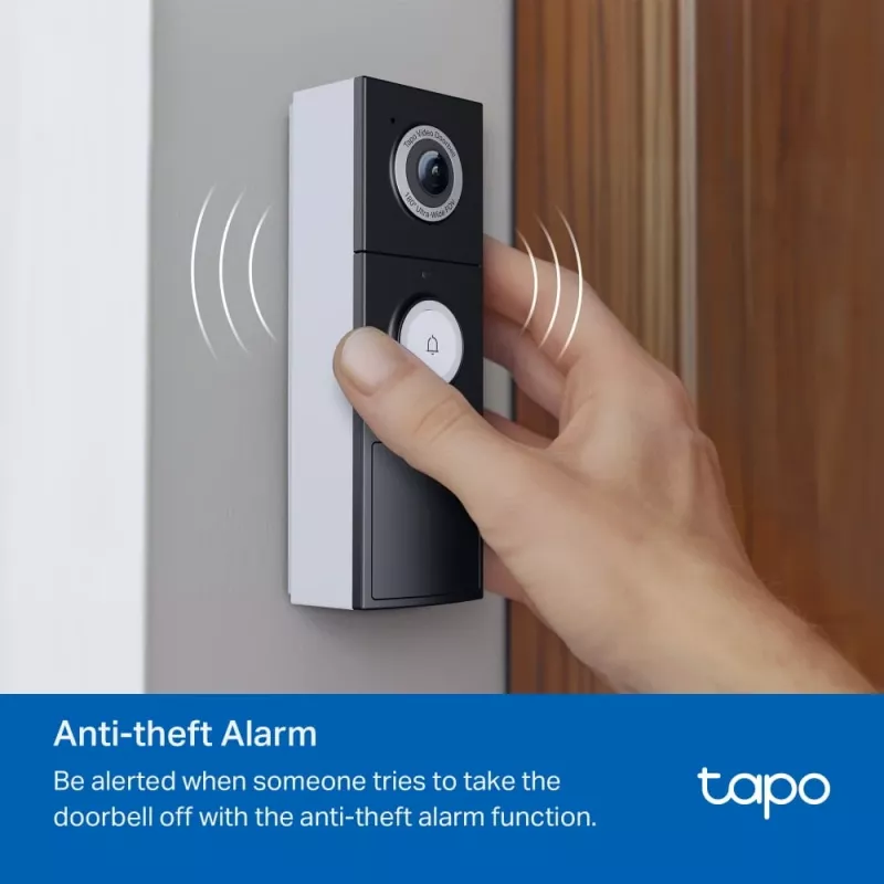 TP-Link Tapo Video Durvju Zvans Kamera 1 × D235, 1 × D100C