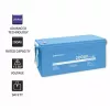 Qoltec 53707 Litija dzelzs fosfāta akumulators 200 Ah 12,8 V