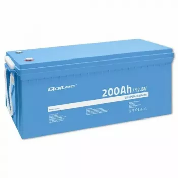 Qoltec 53707 Litija dzelzs fosfāta akumulators 200 Ah 12,8 V