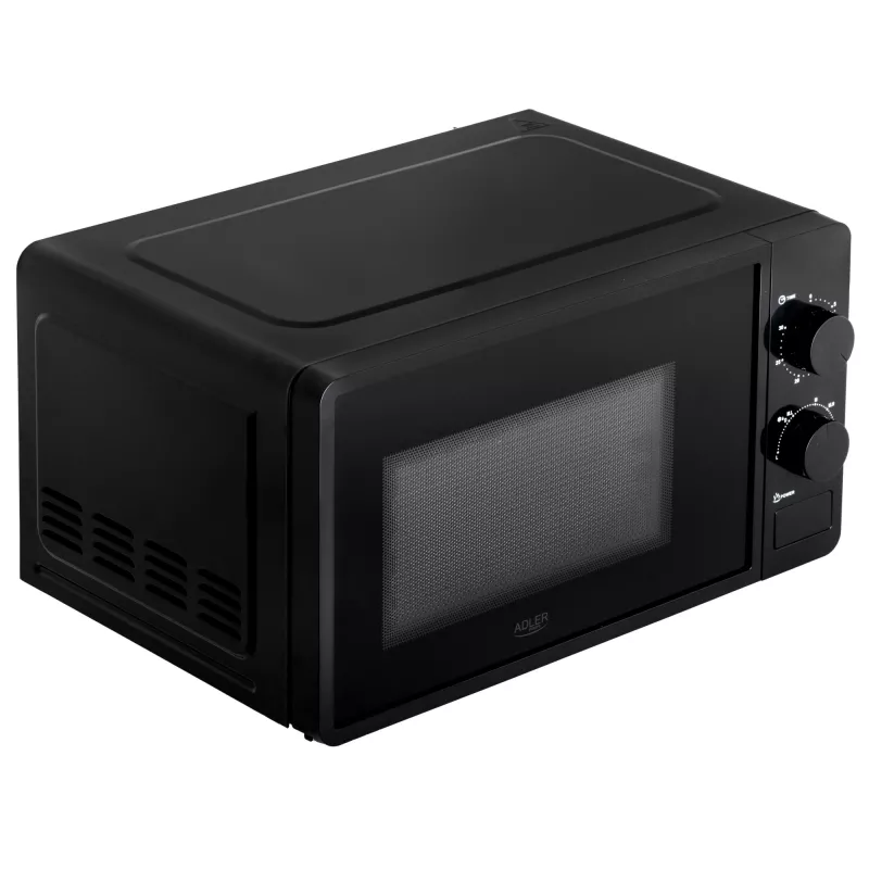 Adler AD 6206 | Mikroviļņu krāsns | Brīvi stāvoša | 20 L | 700 W | Konvekcija | Melna