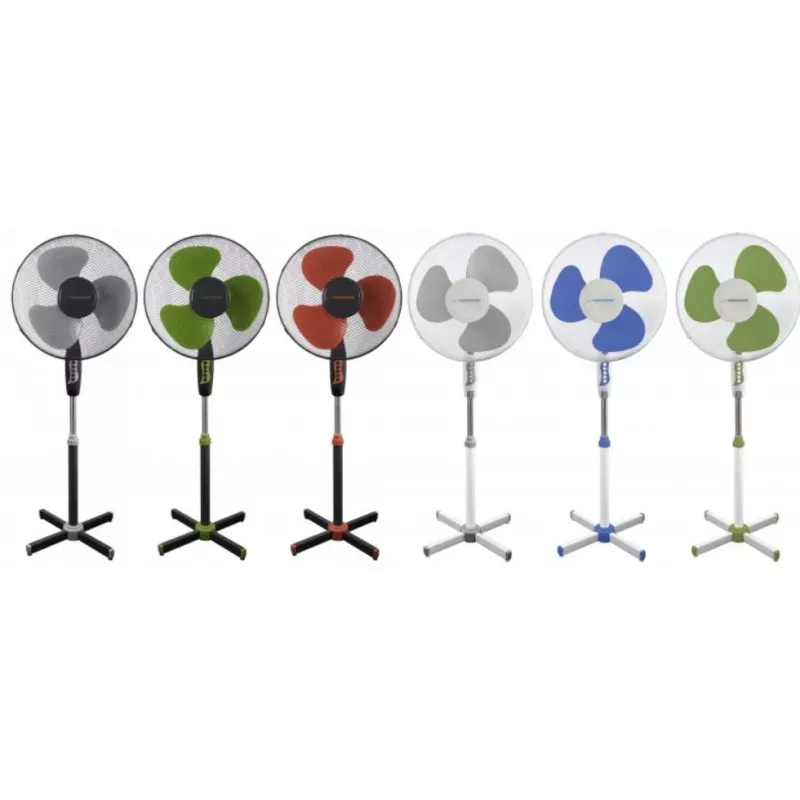 Dzesēšanas ventilators Hurricane balts-pelēks