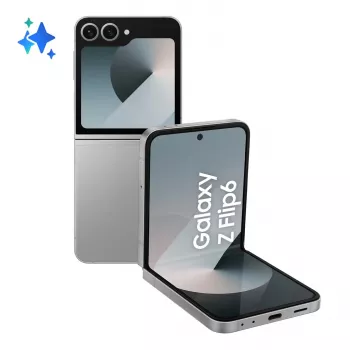 Samsung Galaxy Z Flip6 17 cm (6,7 inch) Dual SIM Android 14 5G USB Type-C 12 GB 256 GB 4000 mAh Sudrabs