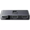 HDMI sadalītājs Baseus Matrix 4K HD Splitter Pelēks