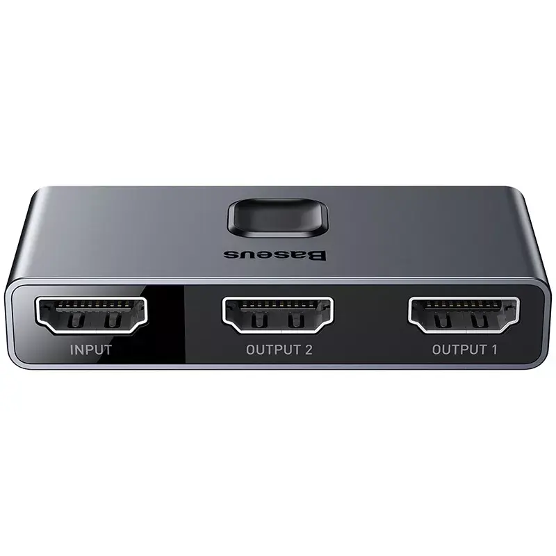 HDMI sadalītājs Baseus Matrix 4K HD Splitter Pelēks