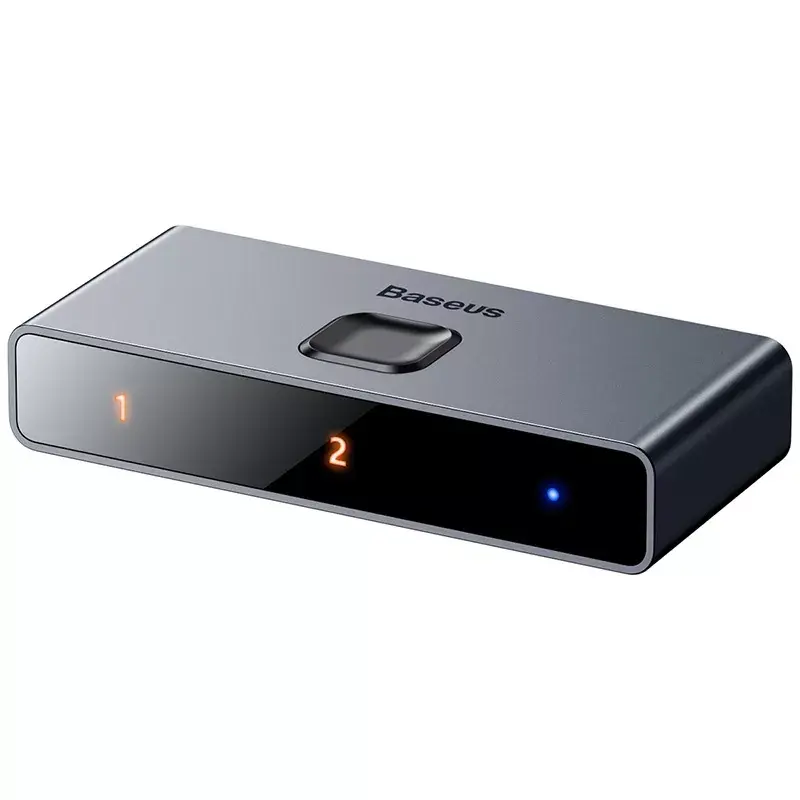 HDMI sadalītājs Baseus Matrix 4K HD Splitter Pelēks